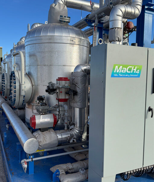 MaCH4 NGL recovery unit installed in the field